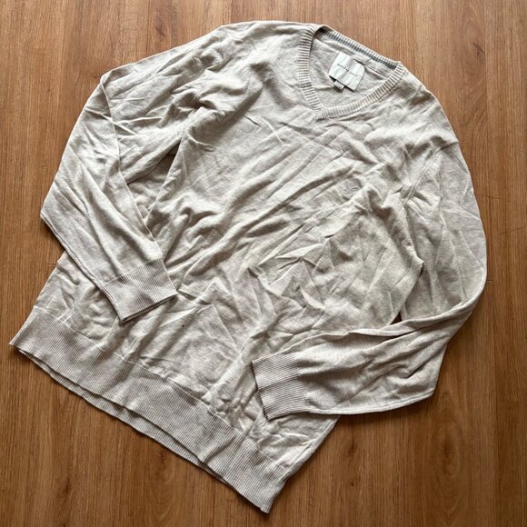 American Eagle Outfitters Other - American Eagle Long Sleeve Knit V-Neck Sweater Grey NWT Men’s Size XXL